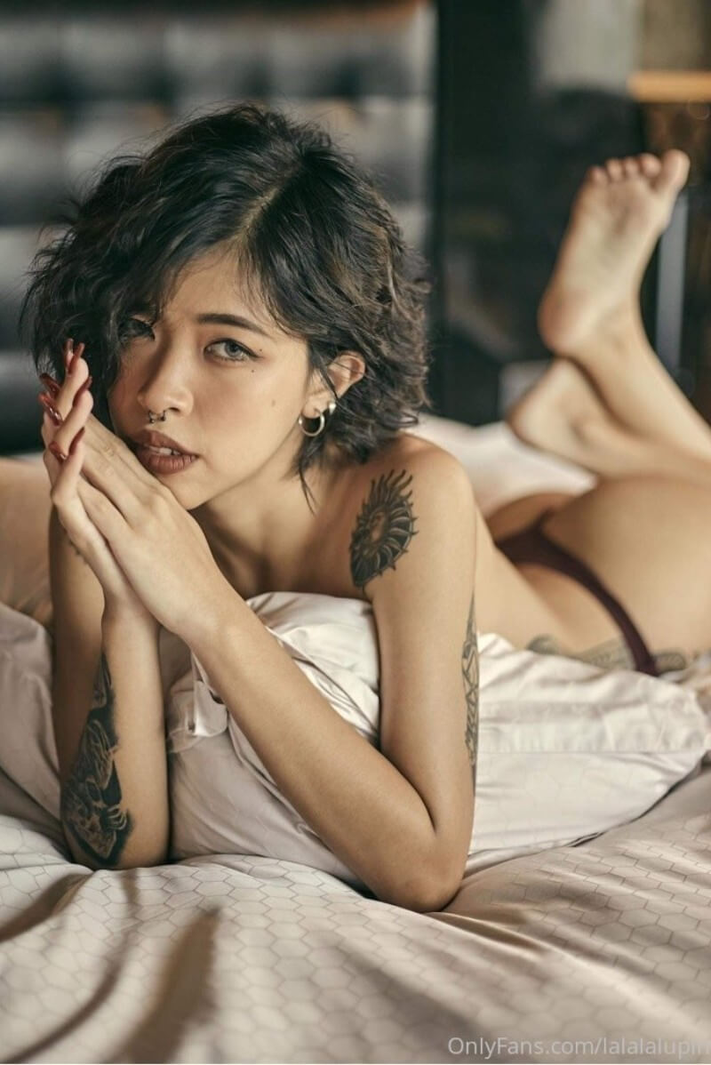 泰国极品纹身美女博主 lalalalupinz（❤️‍🔥😈LUPINZ😈❤️‍🔥）【59P+103V】